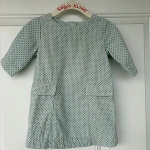 •Baby Gap• Toddler Mint Green Polka Dot Dress - Size 18–24 Months